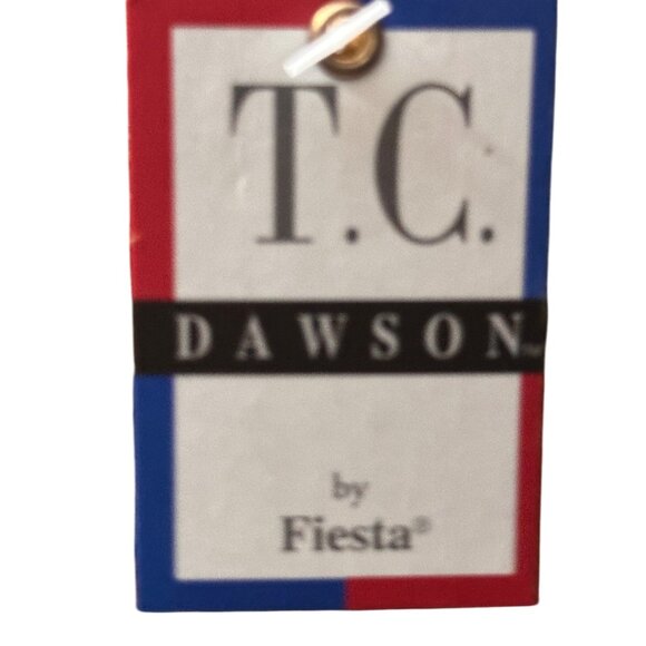 Samuel  humpback Teddy Bear with Plaid Scarf T.C. Dawson By Fiesta Plush  TAG - Picture 4 of 13